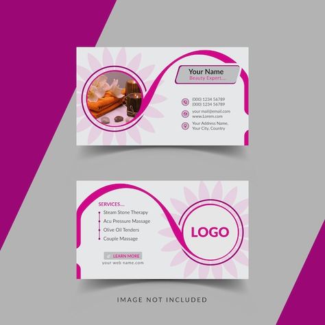 Cosmetics Business Card, Beautiful Business Card Design, Salon Visiting Card Design, Banner Cosmetic, Bg Images, Cosmetic Business Cards, Spa Business Cards, Brochure Design Layouts, Rack Cards Design