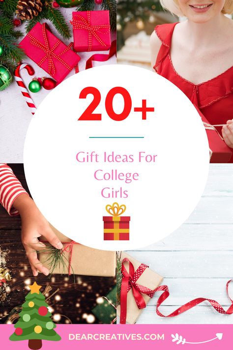 20+ Gifts For College Girls - grab these ideas for gifts for her. College Girl Christmas Gifts - gifts for teen girls and twenty something girls - Cute, useful, fun, unique, affordable gifts that can be used well beyond Christmas! DearCreatives.com #collegegirlChristmasgifts #giftsforher #teenagegirlgifts #teengirlgiftideas #giftsforthecollegegirl #festivegifts #usefulgifts #fungifts #affordablegifts #giftideas #gifts Gifts For Teenage Daughter, College Girl Christmas Gifts, Gifts For College Girls, Girl Christmas Gifts, College Daughter, College Girl Gifts, Twenty Something, Christmas Countdown Calendar, College Girl