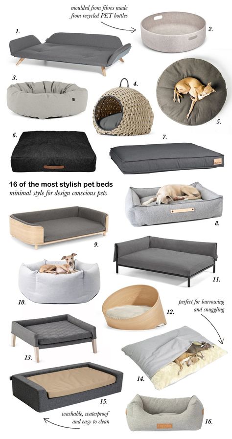 16 of the most stylish pet beds and minimalist dog beds Pet Bed Diy, Dogs Furniture, Cat Bed Diy, Dog Bed Diy, Beds Minimalist, Cute Dog Bed, Bed Minimalist, Katt Diy, Beautiful Bed Designs