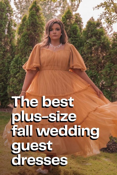 Trendy plus-size wedding guest dresses for fall weddings Fall Wedding Guest Dress October Outdoor Plus Size, Wedding Guest Dress Midsize Fall, Colorado Wedding Guest Outfit, Midsize Fall Wedding Guest Dress, Fall Wedding Guest Outfit September, Fall Wedding Guest Dress Midsize, Fall Wedding Guest Dress October Semi Formal, Fall Wedding Guest Dress Plus Size, Wedding Guest Dress Fall October