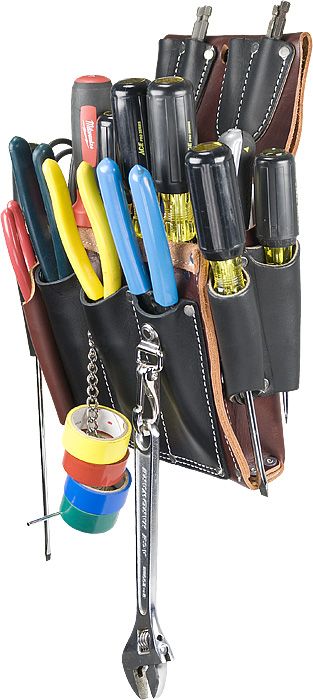 Electrician's Tool Case Leather Tool Pouches, Occidental Leather, Electrician Tool Bag, Tool Holders, Tool Belts, Electrician Tools, Tool Bags, Tool Pouch, Tool Case