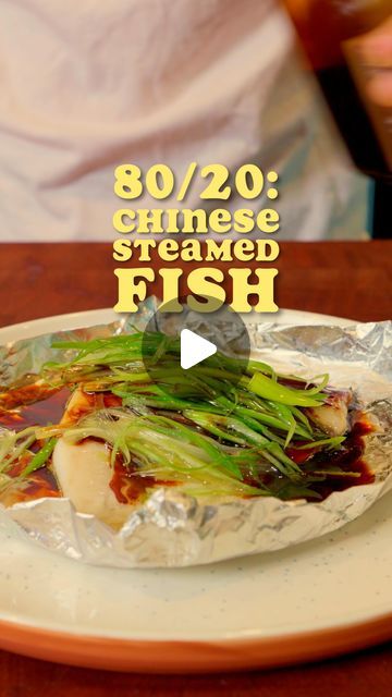 Douglas Chau on Instagram: "Cooking doesn’t need to be challenging or complicated. Often, you’re simply looking for a recipe that gets you most of the way there with minimal fuss. 

Chinese steamed fish is a favorite for many growing up but it typically requires buying, descaling, and cleaning a whole fish. This recipe will get you from frozen to finished in less than 20 minutes while still delivering flavor as if mom made it.

Ingredients:

- 1 frozen sea bass filet
- 2 inch ginger, julienned
- 1 - 2 green onions, julienned
- 2 tbsp vegetable oil (or another neutral oil)
- 1.5 tbsp soy sauce

Instructions

- Place the frozen filet in a steamer basket
- Place ginger and scallion whites on top of fish
- Steam for 10-11 minutes over simmering water (medium high heat)
- Heat up vegetable oil Steamed Fish Recipes Healthy, Asian Steamed Fish, Steamed Fish Chinese Style, Cantonese Steamed Fish, Chinese Steamed Fish, Asian Seafood, Steamed Fish Recipes, Whole Fish, Authentic Asian Recipes