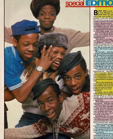 New Edition 80s, New Edition Wallpaper, Michael Bivins, Ralph Tresvant, Photoshop Pics, Hip Hop And R&b, The Jacksons, Black History Facts, Candy Girl