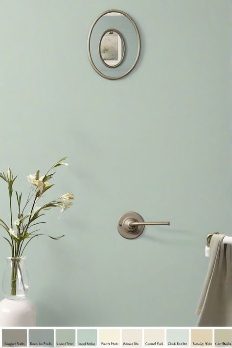 bathroom remodel, bathroom interior design, bathroom decor, bathroom design Coral Chair, Sherwin Williams Green, Bathroom 2024, Office Paint, Sage Green Kitchen, Green Kitchen Cabinets, A Breath Of Fresh Air, Green Cabinets, Breath Of Fresh Air