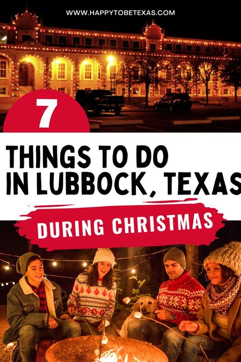 Lubbock Texas during Christmas Things To Do In Lubbock Texas, Lubbock Texas Aesthetic, Texas Winter, Six Flags Over Texas, Lubbock Tx, Texas Travel Guide, Texas Theme, Lubbock Texas, Fredericksburg Texas