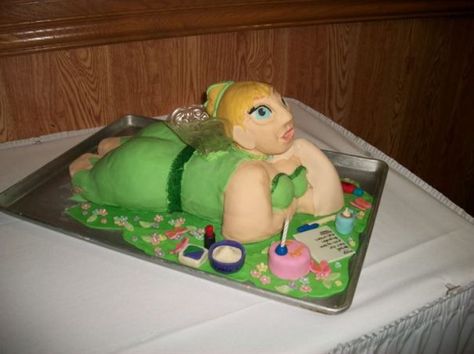 Birthday Cake Cartoon, Bad Cakes, Baking Fails, Cake Cartoon, Tinkerbell Cake, Ugly Cakes, Pranks For Kids, Cake Fails, Food Fails