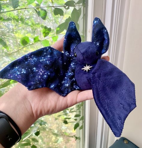 Bat Plushies, Bat Stuffed Animal, Bat Plush, Sewing Stuffed Animals, Cute Bat, Kawaii Plush, Handmade Plush, Kawaii Plushies, Cute Stuffed Animals