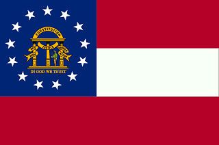 Georgia Georgia Pictures, Flag Of Georgia, Georgia State Flag, Bones Mccoy, State Project, Usa Maps, King George Ii, South Usa, Georgia Flag