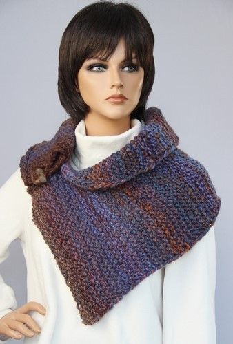 Kostenlose Strickanleitung für Anfänger: Schalkragen 1 x fix gestrickt + 3 x anders raffiniert tragbar! Design Loop, Button Scarf, Knitted Balaclava, Ways To Wear A Scarf, Mini Skein, Hooded Scarf, Cowl Scarf, Chunky Crochet, Irish Crochet