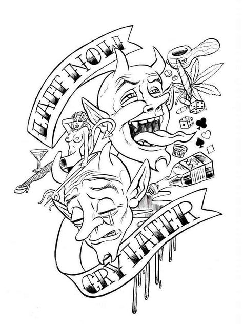 Free Tattoo coloring pages for Adults. Printable to Download Tattoo coloring pages. Tattoo Coloring Pages For Adults, Tattoo Coloring Pages, Adult Coloring Pages Free Printable, Peacock Coloring Pages, Printable Tattoos, Tattoo Coloring Book, Baby Coloring Pages, Skull Coloring Pages, Book Marker