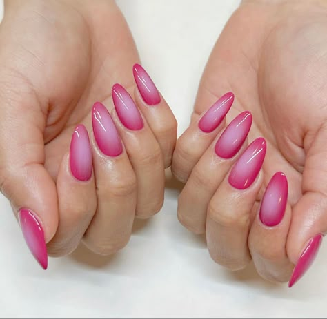 May Nails, Airbrush Nails, Blush Nails, Pink Nail, Girls Nails, Stick On Nails, Dream Nails, Funky Nails, Pretty Acrylic Nails