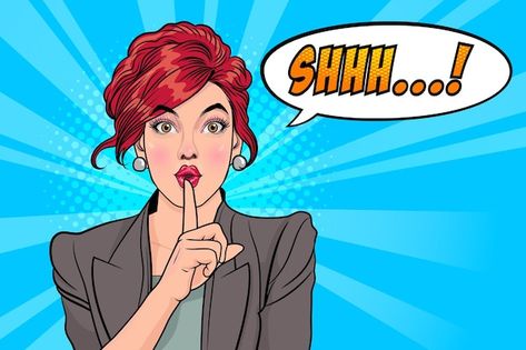 Woman with finger on lips silence gestur... | Premium Vector #Freepik #vector #comic-woman #comic-girl #female #okay Finger On Lips Silence, Fingers On Lips, Finger On Lips, Comic Woman, Animals Pictures, Pop Art Style, Psd Icon, Beauty Pictures, Stop Talking