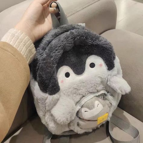 Backpack Plush, Penguin Plush, Cartoon Backpack, Full Name, Cute Penguin, Plush Backpack, Anime Dad, Cute Fit, Cute Stuffed Animals