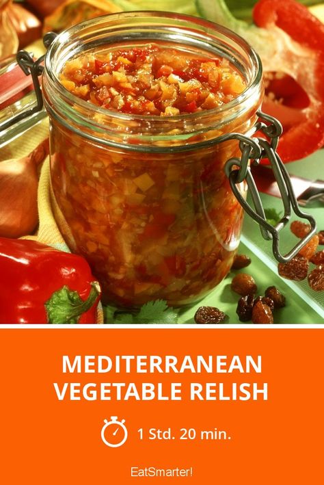 Vegetable Relish Recipes, Recipe Using Tomatoes, Pickled Vegetables Recipe, Produce Recipes, Relish Recipes, Pickled Vegetables, Chutney Recipes, Meals In A Jar, Vegetarian Cooking