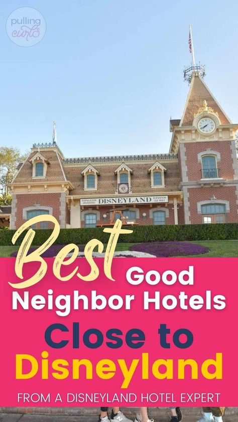 Disneyland good neighbor hotels exist because at the Anaheim resort (unlike Walt Disney World) there truly isn't enough hotel space within the Disneyland resort, so they do need to rely on hotels near Disneyland to host their guests. So, if a Disneyland hotel is out of your budget for this trip, you can still find a great deal close to Disneyland for your family when you're planning your Disneyland vacation. I hope to list all of the good hotels you can check out as you pick the best Disneyland Best Disneyland Hotels, Disneyland Hotel Anaheim, Best Hotels Near Disneyland, Disneyland Hotels, Disneyland 2024, Hotels Near Disneyland, Disneyland Resort Hotel, Disneyland Vacation, Disneyland Hotel