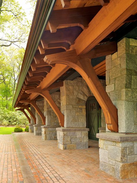 Timber Frame Joinery, Casa Hobbit, Timber Architecture, Boston Design, Timber Frame Construction, American Architecture, Timber Frame Homes, Timber Framing, Carriage House