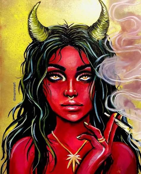 Aries Aesthetic Art, Girl Painting Aesthetic, Devils Lettuce, Aries Aesthetic, Girl Painting, Painting Aesthetic, Art Painting Gallery, Trippy Art, Hippie Art