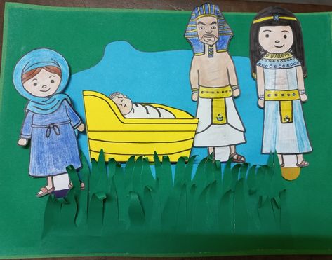 Bible story Moses craft Moses Craft, Bible Story, Bible Stories, Paper Doll, Ronald Mcdonald, Bible, Water, Fictional Characters, Quick Saves