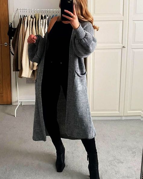 https://www.j5fashion.com/reviewed-products/?page=2 Sleeve Cardigan Outfit, Grey Cardigan Outfit, Outfits With Grey Cardigan, Long Cardigan Outfit, Long Grey Cardigan, Balloon Sleeve Cardigan, Bubble Style, Cardigan Outfit, Maxi Cardigan