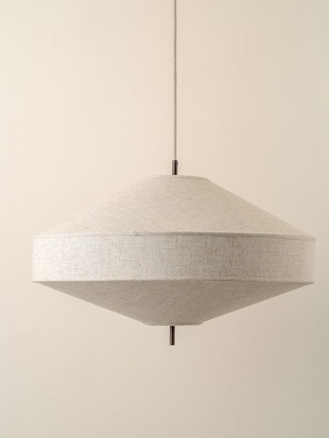 Dinning Light Fixture, Organic Modern Lighting, Earthy Textures, Linen Pendant, Lamps Design, Ceiling Texture, Modern Lighting Design, Brass Table Lamps, Lighting Inspiration