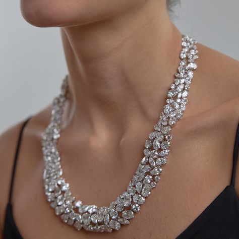 Nice Necklace - Grownbrilliance Dream Jewelry Necklaces, Most Expensive Jewelry, Bridal Diamond Necklace, Real Diamond Necklace, Diamond Jewelry Set, Fancy Jewelry Necklace, Designer Diamond Jewellery, Expensive Jewelry Luxury, Nice One