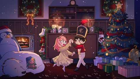 Damian X Anya, Anya And Damian, Your Name Wallpaper, Spy Shows, Anime Christmas, Pretty Phone Wallpaper, Anya Forger, Spy Family, Anime Fandom