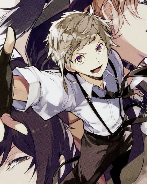 Atsushi Official Art, Atsushi Wallpaper, Atsushi Pfp, Atsushi Nakajima, Bongou Stray Dogs, Stray Dogs Anime, Bungo Stray Dogs, Stray Dog, Bungou Stray Dogs