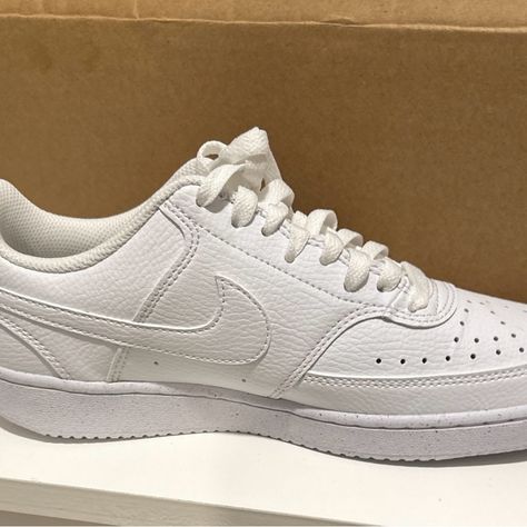 New Without Box. White Women Sneakers, Court Vision, Women Sneakers, Nike White, Shoes Nike, White Nikes, Womens Sneakers, Nike Shoes, Nike Women