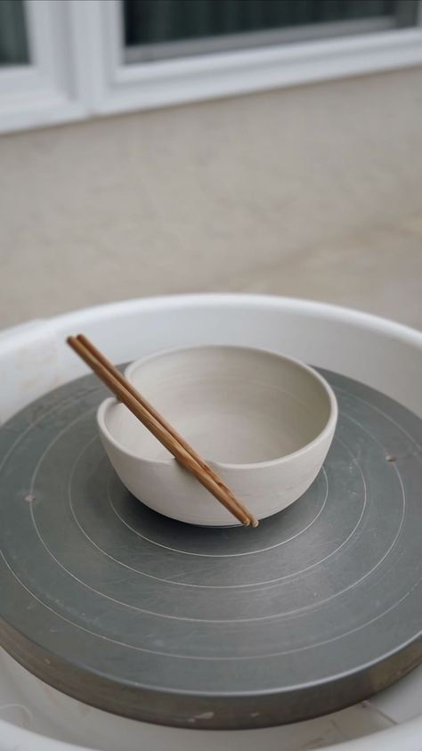 Love in Pottery | by @madebyerinc. for my soup girlies!! 😗🍜🥢 a ramen bowl where you can rest chopsticks!! inspo from the talented:… | Instagram