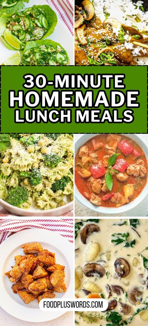 Light Lunch Recipes Easy, Quick And Easy Recipes For Lunch, Quick And Easy Lunch Ideas, Quick Easy Lunch Ideas, Light Lunch Recipes, Husband Lunch, Quick Easy Lunch, Lemon Chicken Pasta, Healthy Lunches For Work