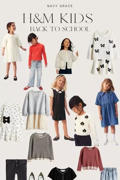 The cutest back to school styles for the kids from H&M! These girls pieces are perfect for transitioning from summer to fall outfits. Tap to shop! Fall Outfits Kids Girl, Toddler Back To School Outfits, Girls Back To School Outfits, Summer To Fall Outfits, Back To School Styles, H M Outfits, Girls Back, Jersey Cardigan, Dressing Ideas