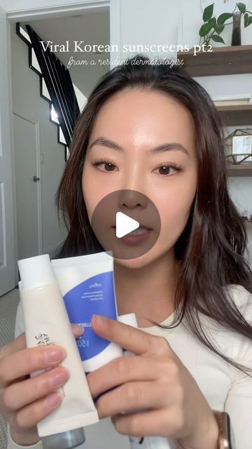 Joyce Kim on Instagram: "Part 2 of comparing viral Korean sunscreens on their application, consistency, and finish. They’re all chemical sunscreens and NOT water resistant. I have all products linked in my bio if you want to try them!   #koreansunscreen #kbeauty #beautyofjoseon #dermatologist #skincare #spf" K Beauty Sunscreen, Korean Sunscreen For Dry Skin, Korean Sunscreen For Combination Skin, Korean Spf, Best Korean Sunscreen, Korean Sunscreen, Serious Skin Care, Chemical Sunscreen, Best Sunscreens