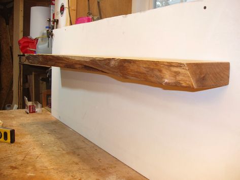 western maple mantel | driftedge woodworking: Live Edge Maple Mantle. 65.00, shipping not ... Mantle Under Tv, Floating Mantle Under Tv, Maple Mantle, Fireplace Storage, Chimney Fireplace, Live Edge Floating Shelf, Tv Shelves, Floating Mantle, Wood Mantle Fireplace