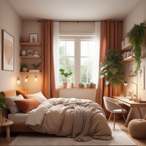 Create a nature-inspired small bedroom retreat with these cozy bedroom ideas. Ideal for bringing the outdoors inside and creating a peaceful haven. Cozy Bedroom Minimalist, Cozy Small Bedrooms, Cozy Bedroom Ideas, A Cabin In The Woods, Retreat Ideas, Japandi Interior, Bedroom Bliss, Serene Bedroom, Seaside Cottage