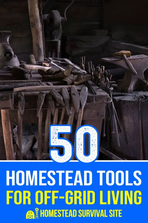 Homesteading isn’t a process that happens overnight. Purchase homestead tools as you need them until you have everything covered. Emergency Book, Homestead Rescue, Diy Off Grid, Allotment Planning, Off Grid Survival, Survival Project, Emergency Prepardness, Homesteading Diy, Survival Books