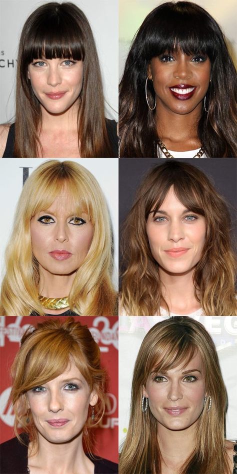 The Best (and Worst) Bangs for Long Face Shapes - The Skincare Edit Bangs For Long Face, Hairstyles For Rectangular Faces, Oblong Face Hairstyles, Oblong Face Shape, Long Face Haircuts, Celebrity Beauty Secrets, Long Face Shapes, Side Bangs Hairstyles, Long Haircuts