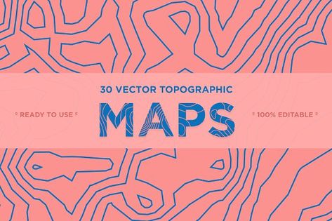 Contour Line, Contour Map, Topo Map, Natural Contour, Web Project, Vector Free Download, Script Type, Texture Packs, Map Vector