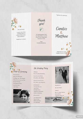 Printable Wedding Program Template Ideas ★ wedding program template tri fold wedding program template Wedding Program Examples, Wedding Program Template Free, Program Brochure, Artistic Wedding Invitations, Catholic Wedding Program, Printable Wedding Program Template, Wedding Program Design, Modern Wedding Program, Printable Wedding Programs