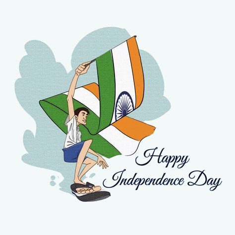 A boy very happy and he Cary the Indian flag. Independence Day Cartoon, Independence Day Wishes, Cartoon Image, Happy Independence, Cartoon Images, Happy Independence Day, Day Wishes, Independence Day, Projects To Try