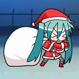 Miku Christmas Pfp, Miku Hatsune Chibi, Christmas Anime, Miku Chan, Miku Hatsune Vocaloid, Anime Christmas, Chat With Friends, Christmas Icons, Cute Chibi