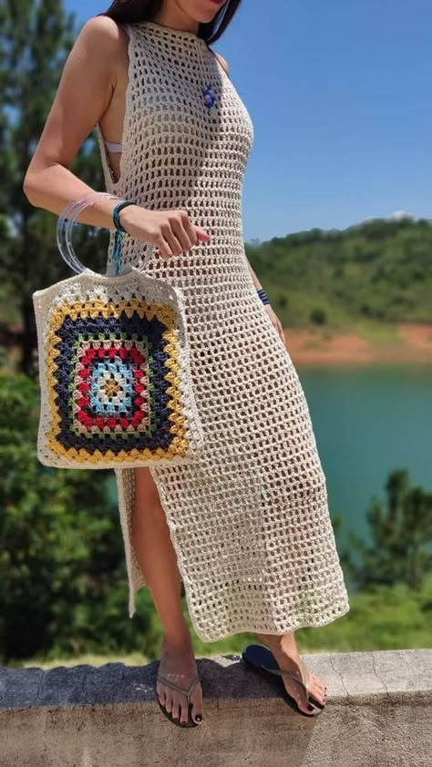 [CommissionsEarned] 68 Crochet Fashion Dresses Ideas You'll Want To Use Quickly #crochetfashiondresses Crochet Beach Wear, Crochet Beach Dress, Crochet Summer Dresses, شال كروشيه, Microcar, Mode Crochet, Crochet Skirts, Crochet Cover Up, Crochet Fashion Patterns