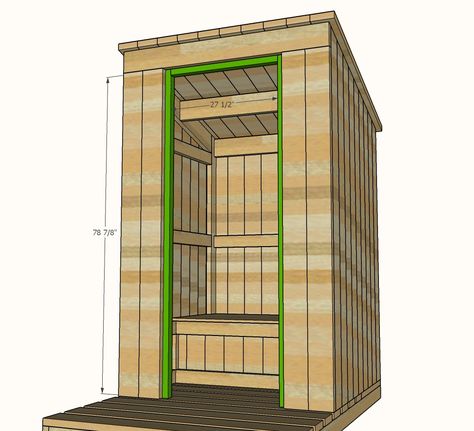 Oregon Homestead, How To Build An Outhouse, Outhouse Ideas, Building An Outhouse, Outhouse Plans, Cat Shelters, Outhouse Bathroom, Compost Toilet, Wooden Mailbox