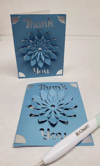 Thank You Card Design Cricut, Cricut Thank You Cards Ideas, Thank You Card Svg Free, Cricut Cards Ideas Cardmaking Free, Free Cricut Cards, Greeting Cards Cricut, Thank You Cricut Cards, Thank You Pop Up Cards, Cricut Cutaway Cards Free