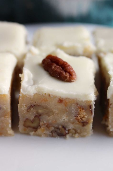 Carolina Pecan Bars?utm_source=12tomatoes Pecan Bars, 12 Tomatoes, Pecan Recipes, Cake Bars, 9x13 Baking Dish, Brownie Bar, Cookie Desserts, Holiday Baking, Pecans