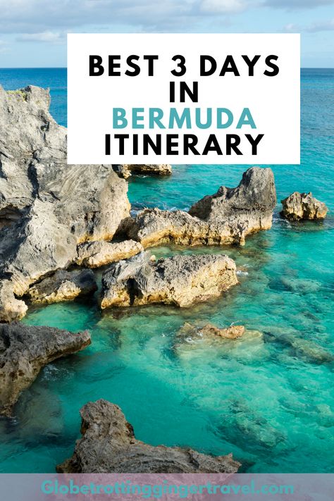 Top things to see and do in Bermuda Island. This is a perfect 3 day itinerary and shows you all of the best outdoor adventures, art, beaches and food. Also, you can't miss the pink sand beach in Bermuda! Horseshoe Bay Beach Bermuda, What To Do In Bermuda, Bermuda Packing List, Things To Do In Bermuda, Bermuda Vacation Outfits, Bermuda Caves, Bermuda Excursions, Bermuda Itinerary, Horseshoe Bay Bermuda