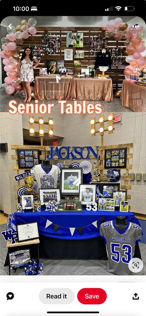 Graduation Traditions, Senior Tables, Senior Display Table Ideas, Display Table Ideas, Graduation Display, Boys Graduation Party, High School Graduation Party Ideas, Graduation Party Pictures, Graduation Boards