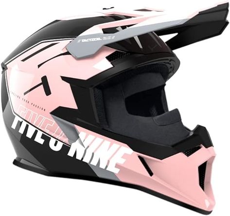 509 Tactical 2.0 Snowmobile Helmet (Matte Dusty Rose - X-Small) #AD Snowmobile Helmets, Tactical Helmet, Open Face Helmets, Full Face Helmets, Helmet Accessories, Riding Gear, Black Ops, Cold Air, Snowmobile