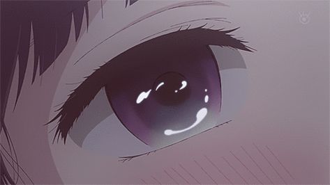 Crying Gif, Japanese Animated Movies, Anime Gifs, Wallpaper Animes, Anime Gifts, Japanese Animation, Aesthetic Gif, Anime Eyes, Fan Fiction