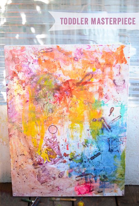 Process Art Toddler Masterpiece Canvas Art Toddler Canvas Art, Meri Cherry, Teacher Crafts, Toddler Painting, Toddler Art Projects, Old Pics, Kids Canvas, Paintings Abstract, Portrait Paintings