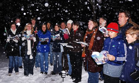 Caroling for Christmas! Christmas Menus, Themed Christmas Party, Some Song, Crazy Scientist, Me And The Devil, Celebrate Jesus, Corporate Holiday Party, Christmas Carolers, Food Education